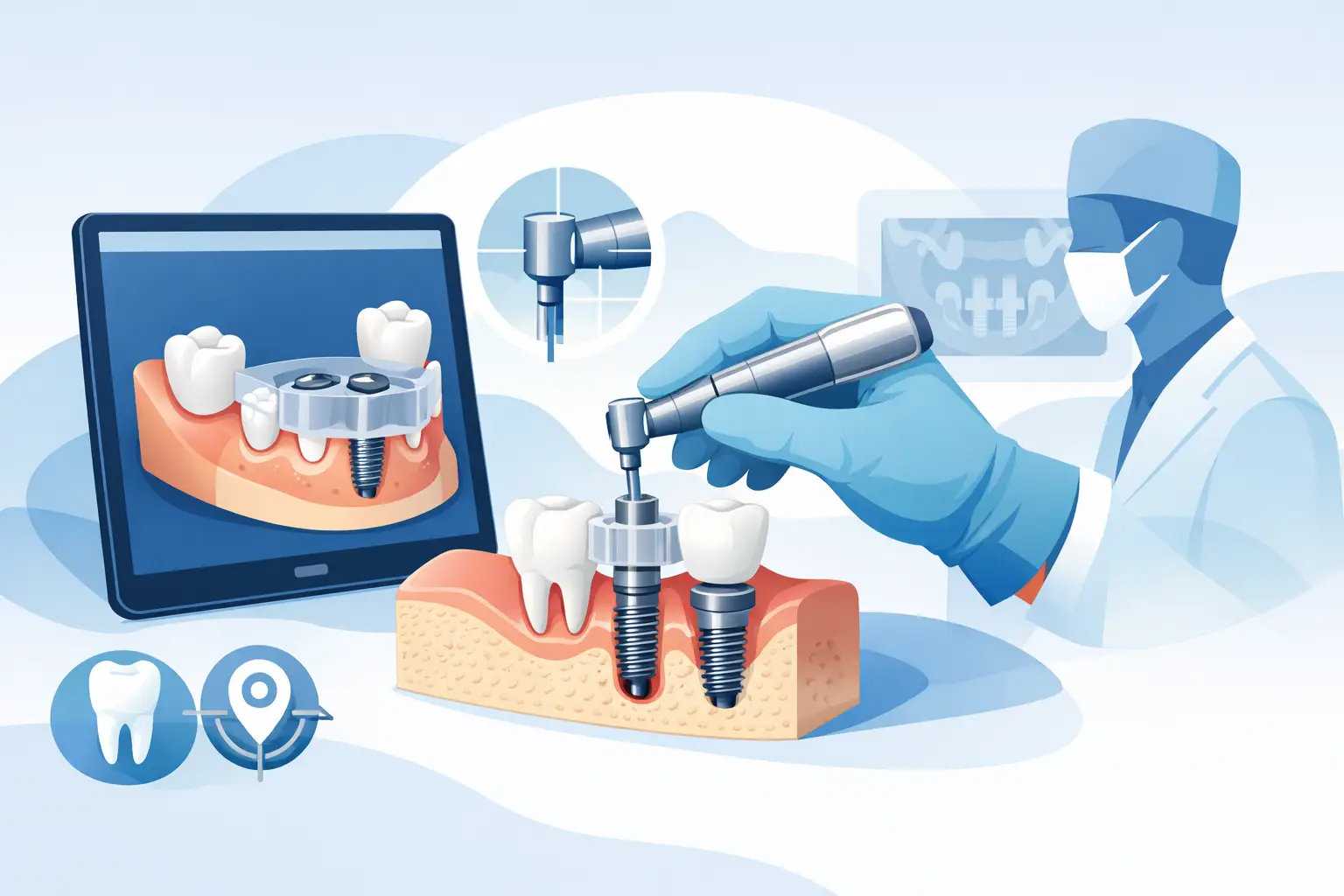 Como funciona cirurgia guiada para implantes?
