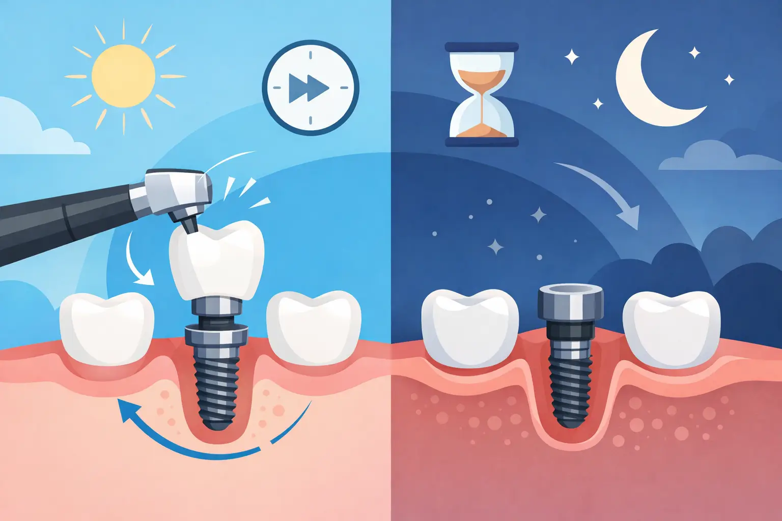 Carga imediata ou tardia: qual é indicada?
