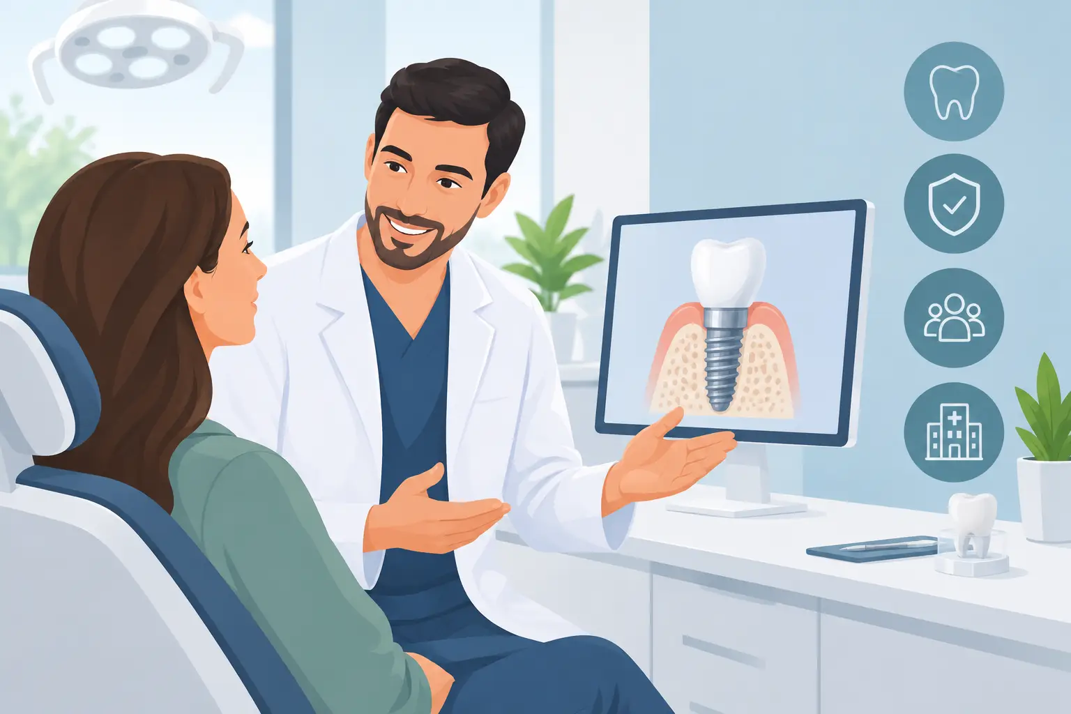 Como escolher clínica para implantes dentários