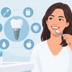 Como cuidar de implantes dentários todos os dias